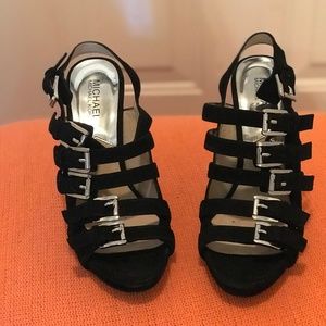 Michael Kors Suede Multi Buckle size 8